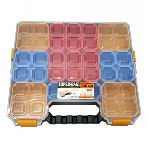 Cube Parts Organiser Case 21 Removable Compartments